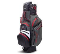 Big Max Dri Lite Silencio 2 Cartbag - Bolsa de golf impermeable, color blanco y rojo