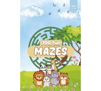 Big Maze Activity Book for Kids Ages 4-8: 100 Fun and Educational Mazes with Animals, ABC, Shapes and Flowers