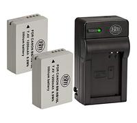 Big Mike's 2 Pack of Nb-10L Batteries and Rapid AC DC Charger For Canon Powershot Sx40 HS Sx40Hs Sx50Hs G15 G16 G1X Digital Camera + More!!