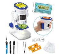 Big Minds - Microscopio para Niños 30 Experimentos | Microscopio Digital Portatil | Kit Explorador Niños 3 Formas De Juego | Regalo Niña 8 Años | Regalo Niño 8 Años