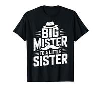 Big Mister To A Little Sister Orgulloso Hermano Bond |- Camiseta