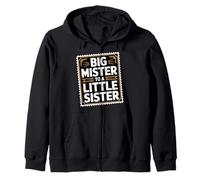 Big Mister To A Little Sister Orgulloso Hermano Bond - Sudadera con Capucha