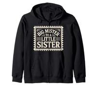 Big Mister To A Little Sister Orgulloso Hermano Bond - Sudadera con Capucha