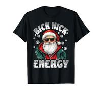 Big Nick Energy Divertido Papá Noel Camiseta gráfica económica