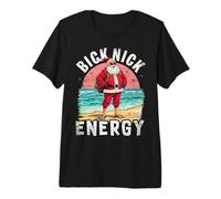 Big Nick Energy Divertido Papá Noel Camiseta Premium
