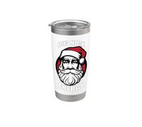 Big Nick Energy Divertido Papá Noel Navidad Vaso térmico de acero inoxidable de doble pared