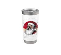Big Nick Energy Divertido Papá Noel Vaso térmico de acero inoxidable de doble pared