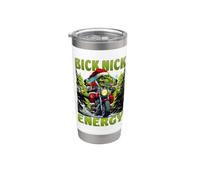 Big Nick Energy Divertido Papá Noel Vaso térmico de acero inoxidable de doble pared