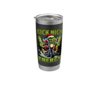 Big Nick Energy Divertido Papá Noel Vaso térmico de acero inoxidable de doble pared
