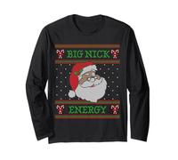 Big Nick Energy - Suéter navideño Divertido y Feo Manga Larga