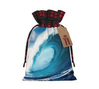 Big Ocean Wave HD - Bolsa de cordón resistente de 4.7 x 6.9 pulgadas, bolsa de regalo moderna y práctica para necesidades diarias, 1 unidad