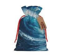 Big Ocean Wave HD - Bolsa de cordón resistente de 8.3 x 11.8 pulgadas, bolsa de regalo moderna y práctica para necesidades diarias, 1 unidad