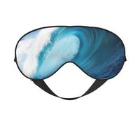 Big Ocean Wave - Máscara de ojos versátil con impresión HD de cobertura completa, ligera, transpirable, para viajes y acampadas