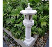 Big Pagoda Garden Ornament Lámpara de Linterna Japonesa China Asien Life Handard Handard, E+Gray