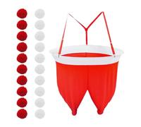 Big Pants Game - with Bouncy Balls Fun Family Activities,Outdoor Toss Party Games For Family | For Backyard Birthday Christmas Reunion Gatherings Lawn Team Relay Stage Carnival Adults