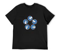 Big Paper & Rock Bang Theory Sheldon Papier Cooper Stein Schere Men's T-Shirt Unisex Black Cotton Print tee Shirts L