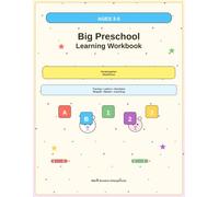 Big Preschool Learning Workbook for Kids Ages 3-5: Tracing Letters and Numbers, Shapes, Coloring, Mazes, Counting, and Fun Activities for Preschool and Kindergarten Readiness