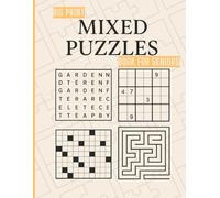 Big Print Mixed Puzzle Book for Seniors: 50+ Easy & Fun Mixed Puzzles - Large Print Word Searches, Sudoku, Crosswords & Mazes for Adults 60+ | Perfect for Memory, Relaxation & Mental Sharpness