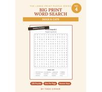 Big Print Word Search: No. 4 - Dogs & Cats