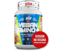 BIG - Proteina Amino+ - Proteina en Polvo con Aminoácidos para Masa Muscular y Recuperación - Materia Prima Premium - Deliciosos Sabores Sin Lactosa (1Kg, Banana & Salted Caramel Bits)