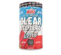 BIG - Proteina Clear Isolada - Clear Whey Protein - Sabor Ice Pop- Proteina Suero de Leche - Materia Prima Premium - Masa Muscular, Recuperación - Textura Tipo Isotónica - (750g, Ice Pop)