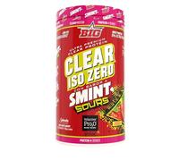 BIG - Proteina Clear Isolada - Clear Whey Protein - Smint Sours - Proteina Suero de Leche - Materia Prima Premium - Masa Muscular, Recuperación - Textura Tipo Isotónica (750g, Fresa)