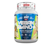 BIG - Proteina Vegana - Proteina Vegetal 100%, Masa Muscular y Recuperación - Vegan Protein con Aminoácidos - Proteína en Polvo, Deliciosos Sabores, Sin Lactosa (1Kg, Mowgly White Choco & Biscuits)