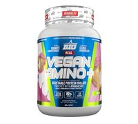 BIG - Proteina Vegana - Proteina Vegetal 100%, para Masa Muscular y Recuperación - Vegan Protein con Aminoácidos - Proteína en Polvo con Deliciosos Sabores, Sin Lactosa (1Kg, Pink Cake)