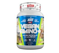 BIG - Proteina Vegetal 100% - Proteina en Polvo con Aminoácidos para Masa Muscular y Recuperación - Materia Prima Premium - Deliciosos Sabores Sin Lactosa (1Kg, Banana & Choco con Protein Pops)