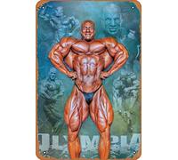 Big Ramy Mr Olympia 2020 - Póster artístico de culturismo, letrero de metal vintage de 8 x 12 pulgadas
