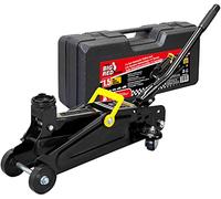 BIG RED AT820014SB Torin - Gato hidráulico de Servicio/Piso con Caja de Almacenamiento de Transporte de Molde de soplado, Capacidad de 1.5 toneladas (3 Libras), Color Negro