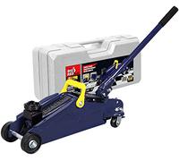 BIG RED AT82012U-1 Torin Hydraulic Trolley Service/Floor Jack with Blow Mold Carrying Storage Case, 2 Ton (4,000 LB.) Capacity, Blue