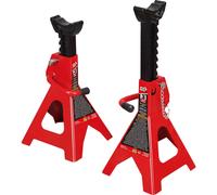 Big Red TAM43002A Torin Steel Jack Stands: doppio bloccaggio da 3 tonnellate (6 000 libbre) Rossa 1 coppia