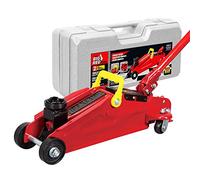 Big Red TAM82012 Torin - Gato hidráulico de Servicio/de bajo Perfil con maletín de Almacenamiento Robusto y Moldeado, Capacidad de 2 toneladas (4000 lbs), Color Rojo