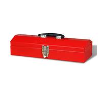BIG RED TB102 Torin - Caja de Herramientas portátil de Acero con Cierre de Metal, Estilo Techo a Cuatro Aguas, Color Rojo