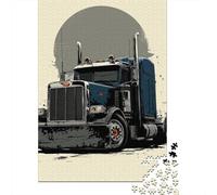 Big Rig Truck Illustration -1 Puzzles Imposible,desafío para Adultos Entretenimiento Creativo 1000 Piezas Obra De Arte De Juego De para Adultos, Regalos A Partir De 14 Años 70x50cm/1000pcs