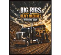 Big Rigs & Heavy Machines: Heavy Equipment and Rig Rigs Industrial Senes For Kids, Teens And Adults