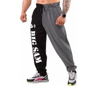 BIG SAM SPORTSWEAR COMPANY Pantalones de Entrenamiento para Hombre, Color Negro, Talla 1170, Negro, 31W / 35L