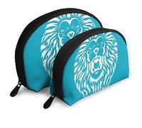 Big Sean Lion King Head Roar 22 Bolsas de viaje para cosméticos para mujer, impermeables, 2 piezas, bolsa de maquillaje, organizador de cosméticos y artículos de tocador, bolsa de viaje portátil par