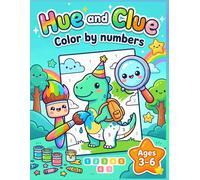 Big & Simple Color by Number for Kids Ages 3-6: 30+ Easy-to-Color Hidden Pictures for Boys and Girls Ages 3-6: Large-Print Pages to Help with Number Recognition and Hand-Eye Coordination