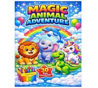 Big & Simple Coloring Book for Kids Ages 4-8:: Cute Animals, Dinosaurs, Unicorns & Fun Easy Pages for Boys & Girls