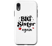 Big Sister Again Announcement Sign 2025 Sister to Be 2026 Carcasa para iPhone XR