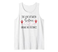 Big Sister Love Between Sisters Knows No Distance Friends Camiseta sin Mangas