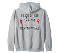 Big Sister Love Between Sisters Knows No Distance Friends Sudadera con Capucha