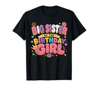 Big Sister of The Birthday Girl Donut Party Theme Camiseta