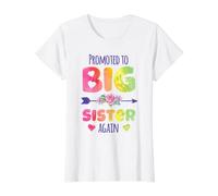 Big Sister Shirt for Girls Kids Women Big Sis Again Camiseta