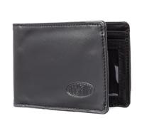 Big Skinny Men's Acrobat Leather Money Clip Slim Wallet, Holds Up to 20 Cards, Black