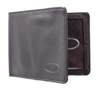 Big Skinny Men's RFID Blocking Leather Bi-Fold Wallet, Holds Up to 30 Cards, Black