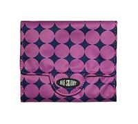 Big Skinny Trixie Plum Dot - Cartera de Tres Pliegues, Color Morado, Talla única