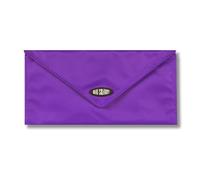 Big Skinny Women's Slimvelope Tri-Fold Checkbook, Holds Up to 40 Cards, Purple